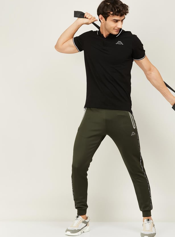 KAPPA Solid Sports Polo T-shirt