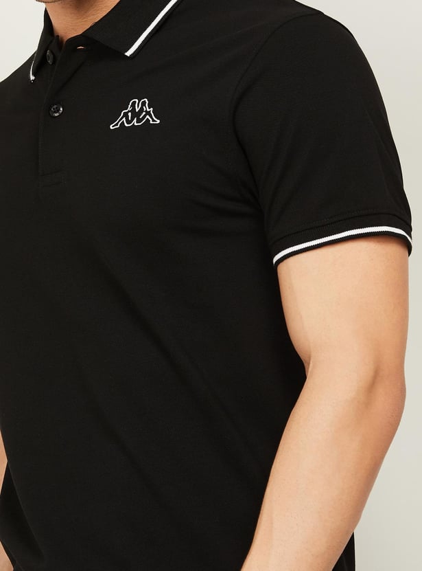 KAPPA Solid Sports Polo T-shirt