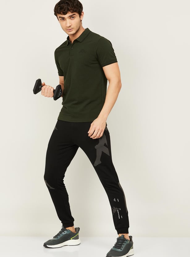 KAPPA Solid Sports Polo T-shirt