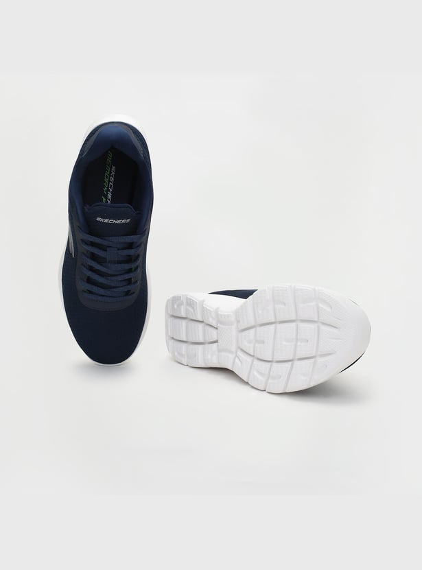 SKECHERS Men Textured Lace-Up Sports Shoes