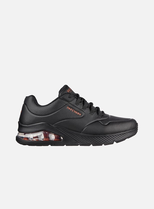 SKECHERS Men Perforated Lace-Up Sports Shoes