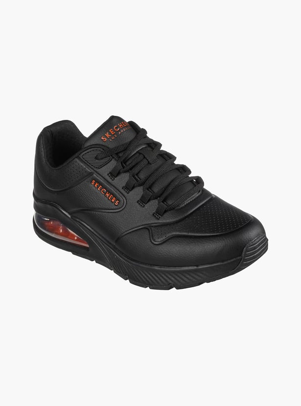 SKECHERS Men Perforated Lace-Up Sports Shoes