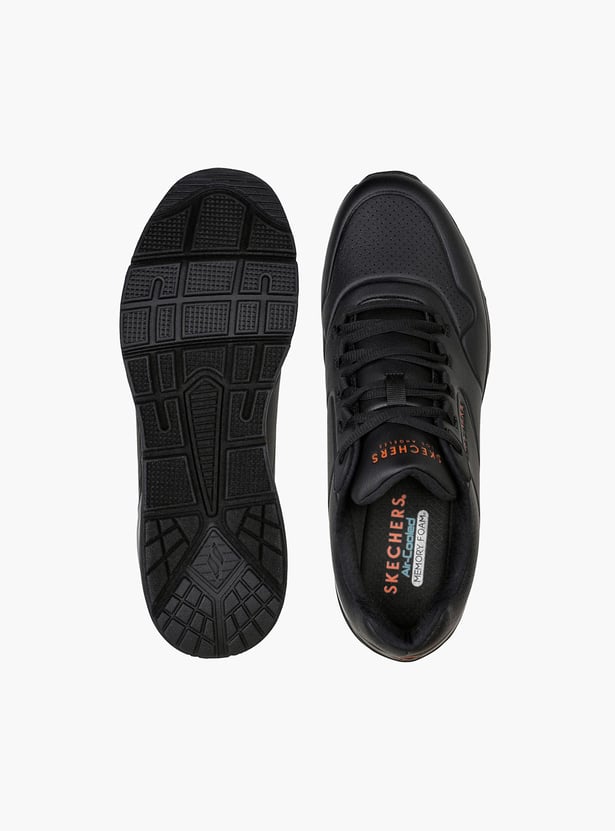 SKECHERS Men Perforated Lace-Up Sports Shoes