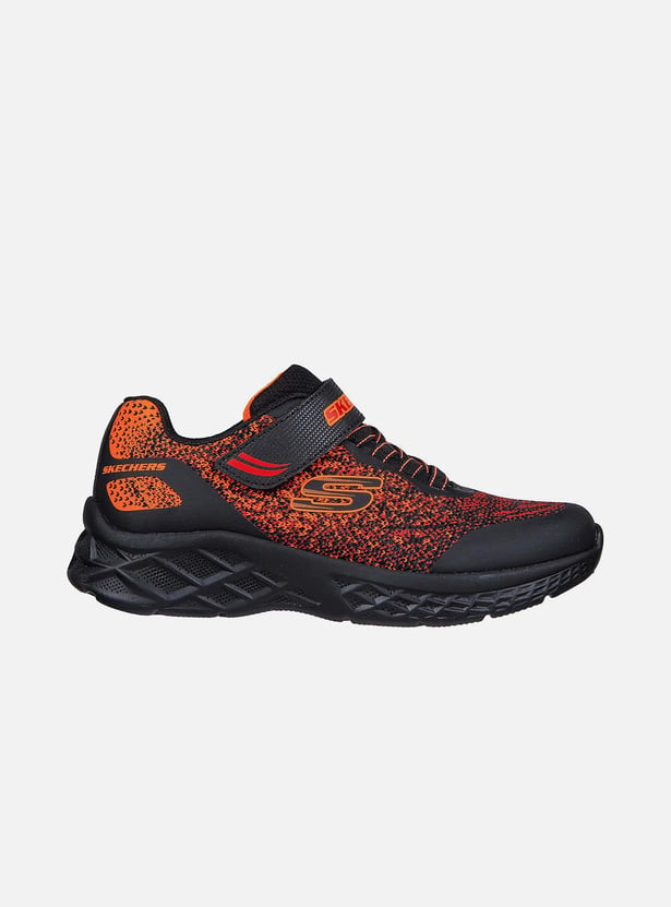 SKECHERS Boys Microspec II Boys Paneled Lace-Up Shoes
