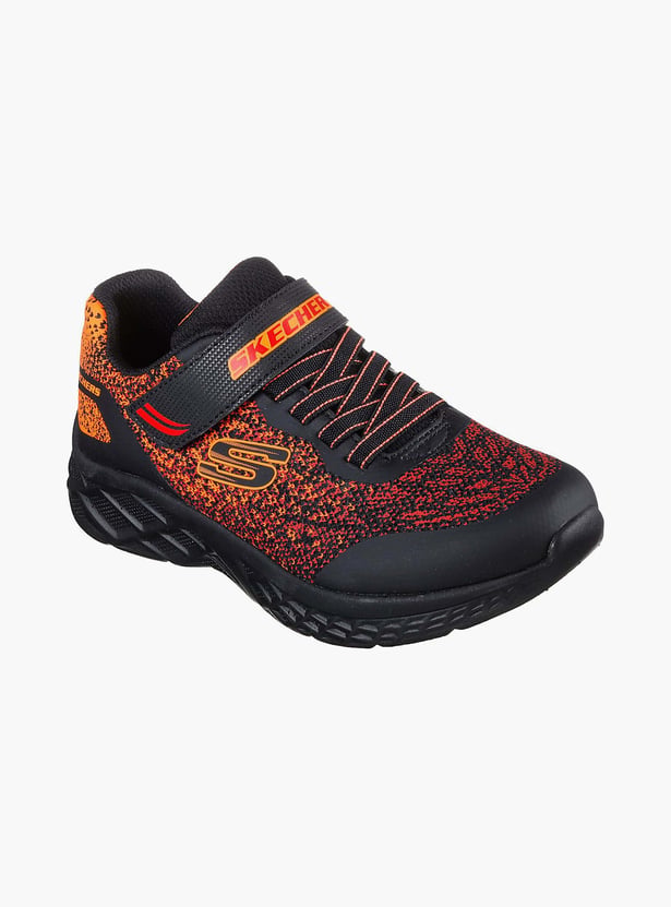SKECHERS Boys Microspec II Boys Paneled Lace-Up Shoes