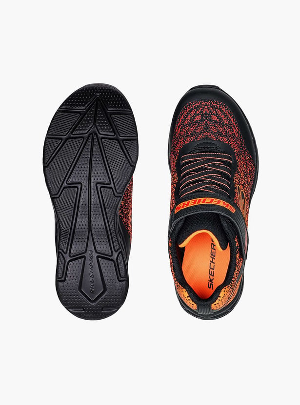SKECHERS Boys Microspec II Boys Paneled Lace-Up Shoes