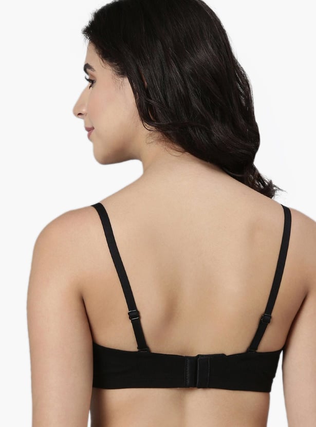 ENAMOR Solid Padded Plunge Bra