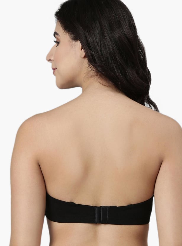 ENAMOR Solid Padded Plunge Bra