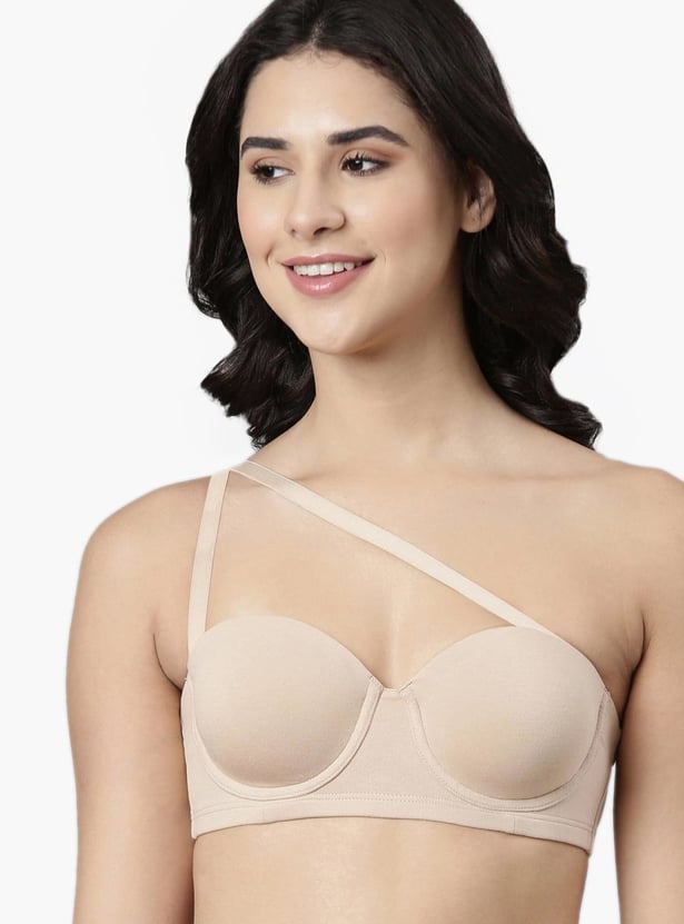 ENAMOR Solid Padded Plunge Bra