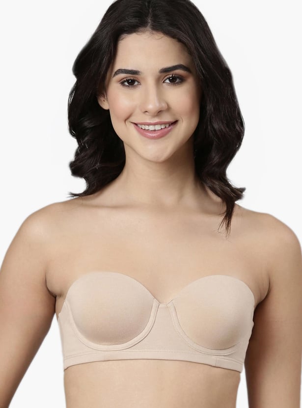 ENAMOR Solid Padded Plunge Bra