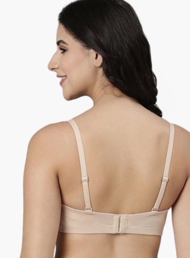 ENAMOR Solid Padded Plunge Bra