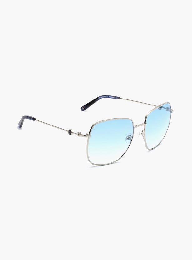 TOMMY HILFIGER Women Solid UV-Protected Square Sunglasses- TH2607C5SIBLBL55S
