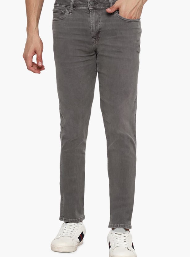 AMERICAN EAGLE Men Washed Slim Straight Jeans