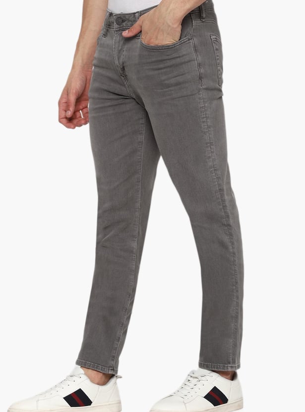 AMERICAN EAGLE Men Washed Slim Straight Jeans