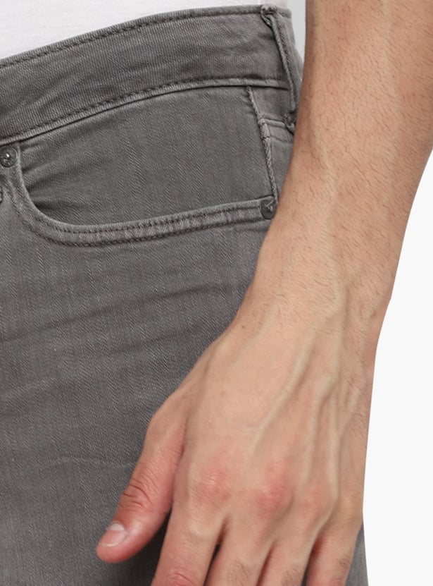 AMERICAN EAGLE Men Washed Slim Straight Jeans
