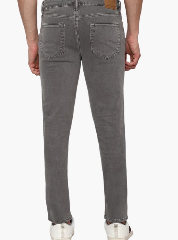 AMERICAN EAGLE Men Washed Slim Straight Jeans
