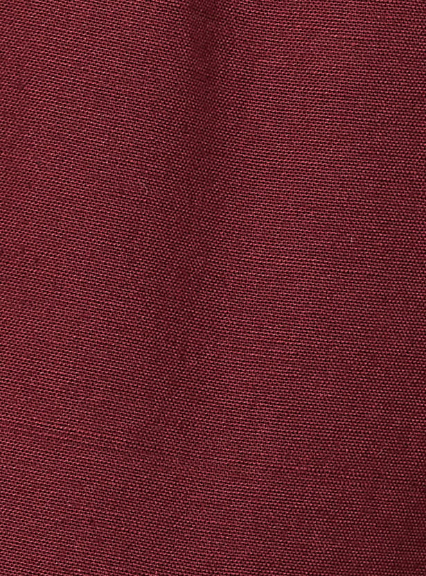 BIBA Solid Straight Pants