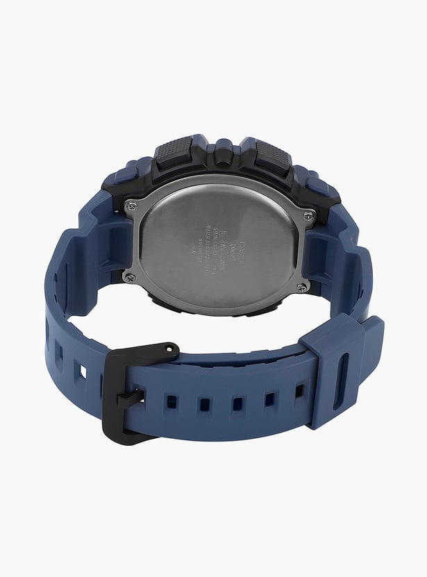 CASIO Youth Men Round Digital Watch with Resin Strap - D293