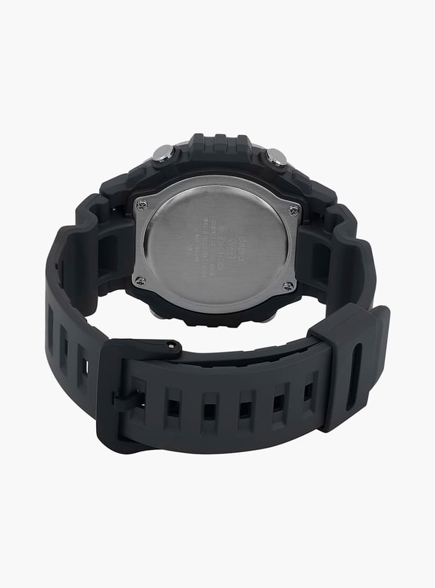 CASIO Youth Men Octagonal Digital Watch with Resin Strap - D294