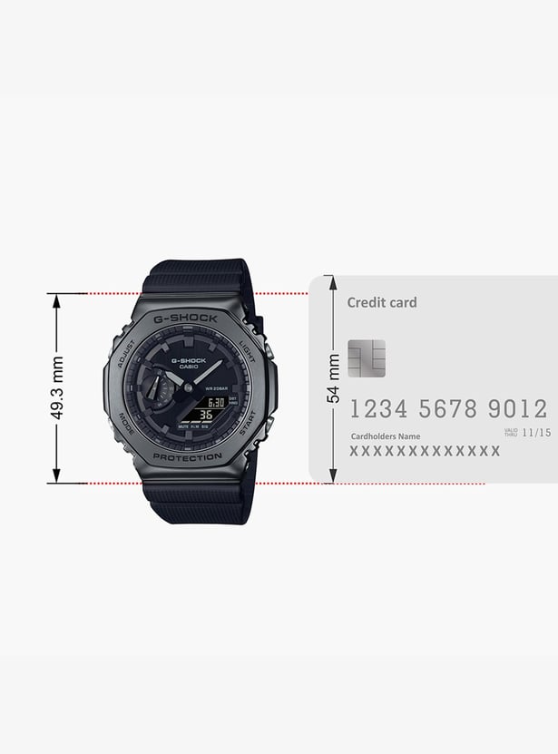 CASIO G-SHOCK Men Octagonal Multifunction Watch with Resin Strap - G1370