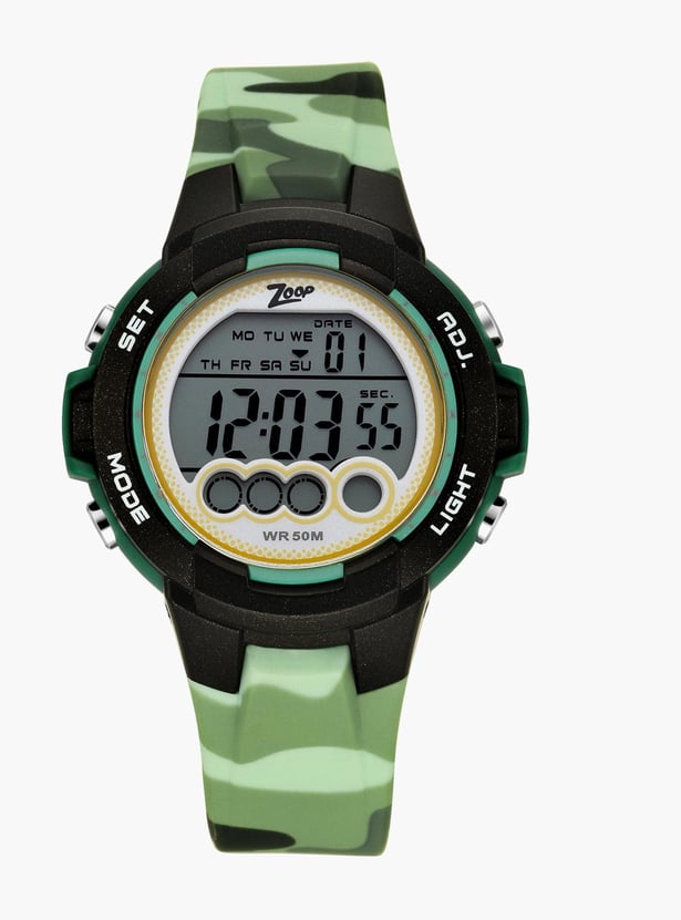 ZOOP Kids Camouflage Printed Water-Resistant Digital Watch - NR16019PP01