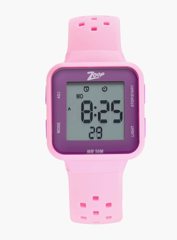 ZOOP Kids Digital Watch with Cut-Out Strap - NR16022PP02