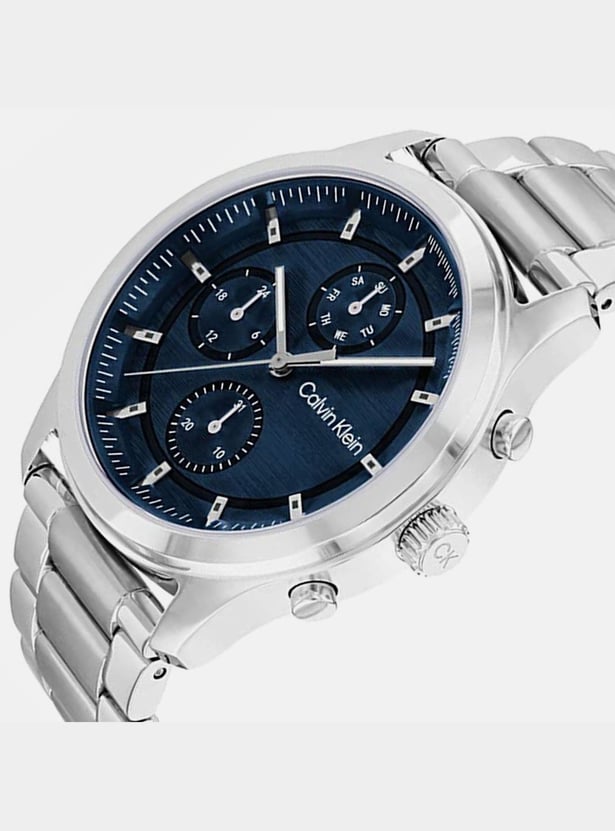 CALVIN KLEIN Sport Men Round Chronograph Watch with Metal Strap - 25200208