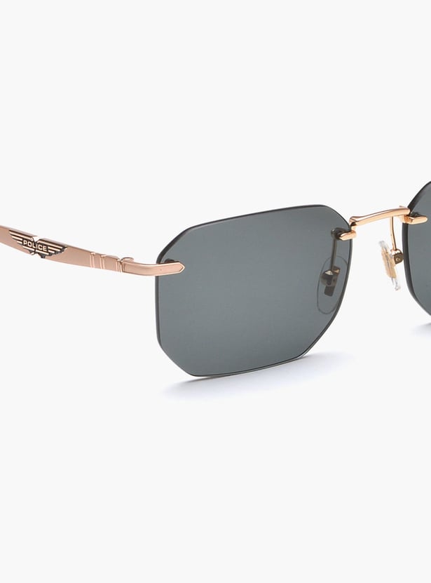 POLICE Men UV-Protected Square Sunglasses - SPLF69K55H34