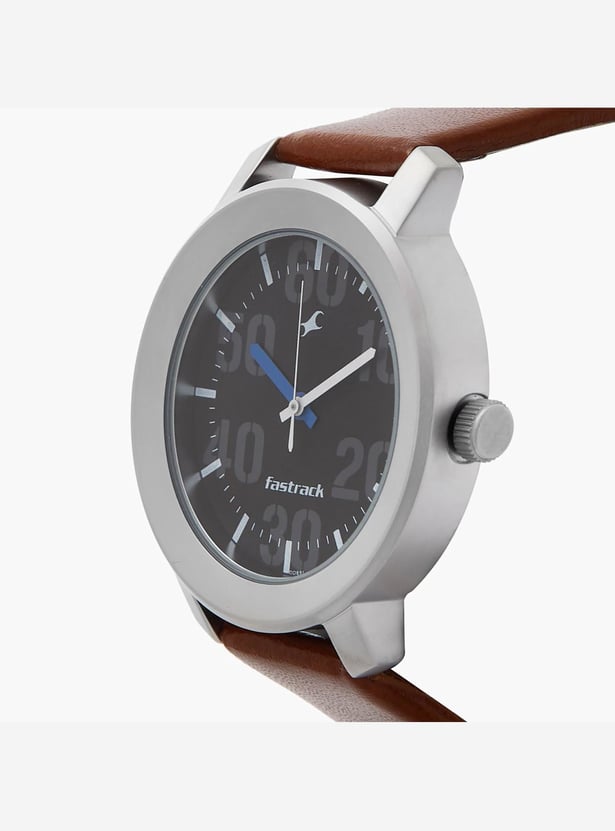 FASTRACK Men Analog Watch with Leather Strap - NR3121SL01