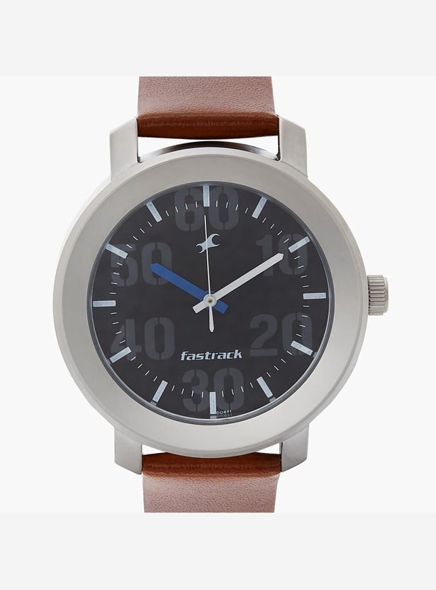FASTRACK Men Analog Watch with Leather Strap - NR3121SL01