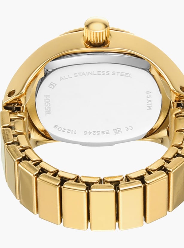 FOSSIL Women Stainless Steel Analog Ring Watch - ES5246