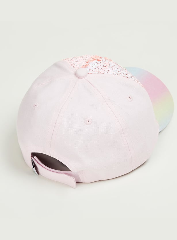 FAME FOREVER Girls Embellished Baseball Cap