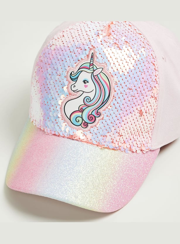 FAME FOREVER Girls Embellished Baseball Cap