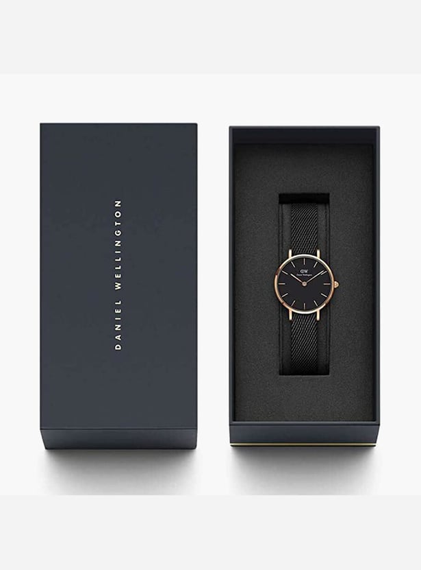 DANIEL WELLINGTON Petite Women Analog Watch with Mesh Strap - DW00100245K