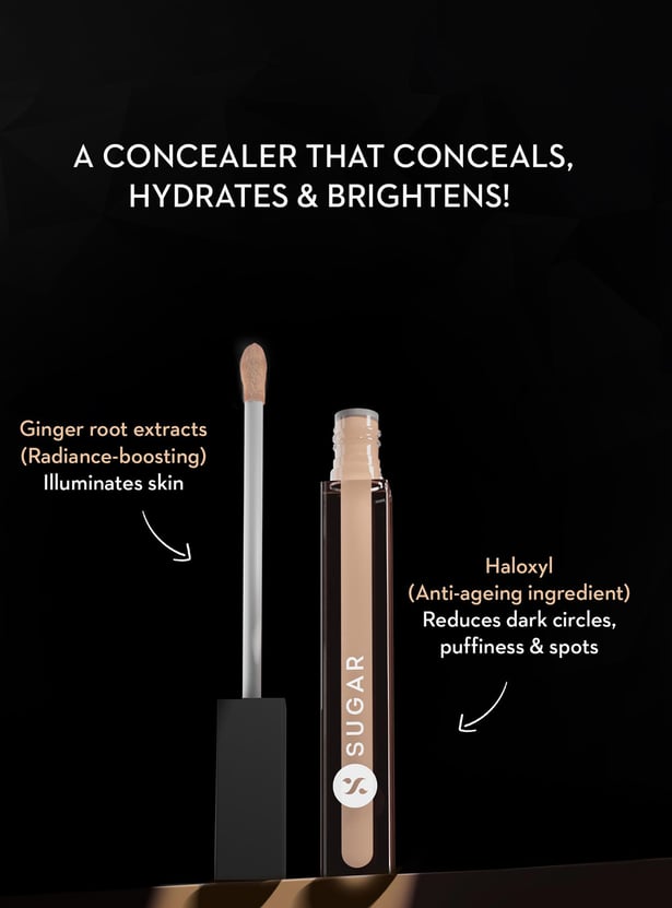SUGAR Cosmetics Auto Correct Creaseless Concealer - 10 Latte - 2gm