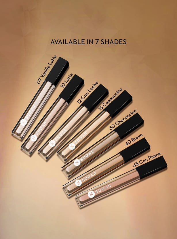 SUGAR Cosmetics Auto Correct Creaseless Concealer - 10 Latte - 2gm