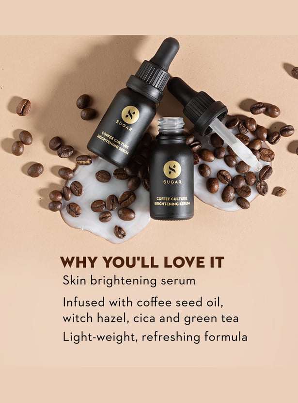 SUGAR Cosmetics Coffee Culture Brightening Serum - 15ml