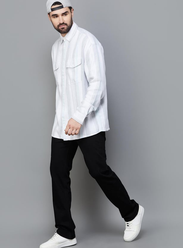 PEPE JEANS Men Solid Regular Tapered Jeans