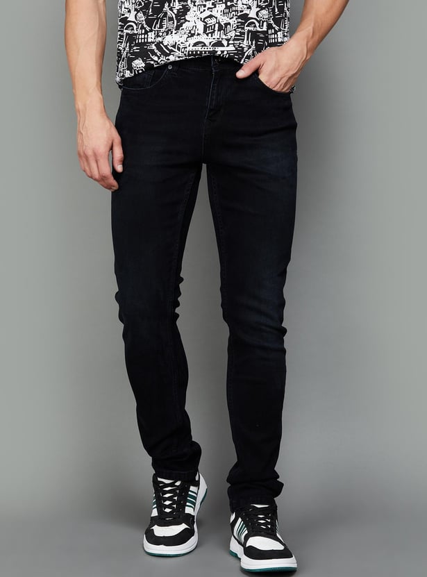 CELIO Men Solid Slim Tapered Jeans