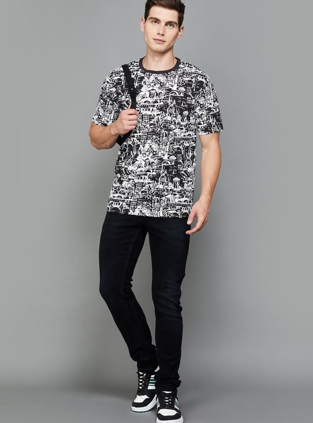 CELIO Men Solid Slim Tapered Jeans
