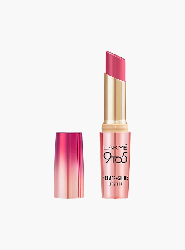 LAKME 9 to 5 Primer + Shine Lipstick - SP2 Pink Dream - 3.6g