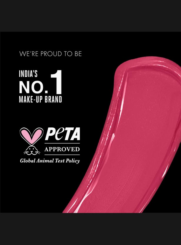 LAKME 9 to 5 Primer + Shine Lipstick - SR5 Wine - 3.6g