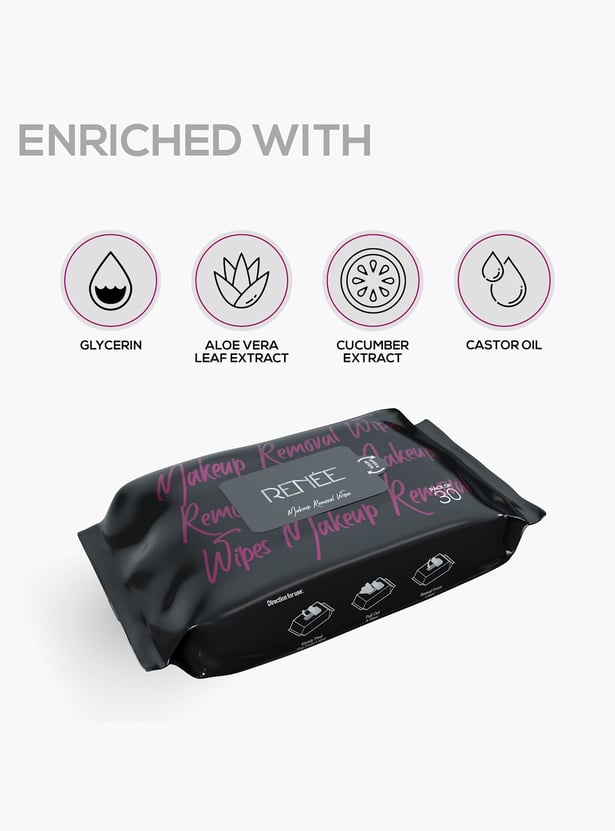 RENEE Makeup Removal Wipes - 30 Pcs