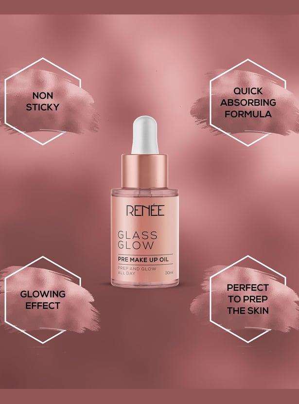 RENEE Glass Glow Pre Make Up Oil - 30ml