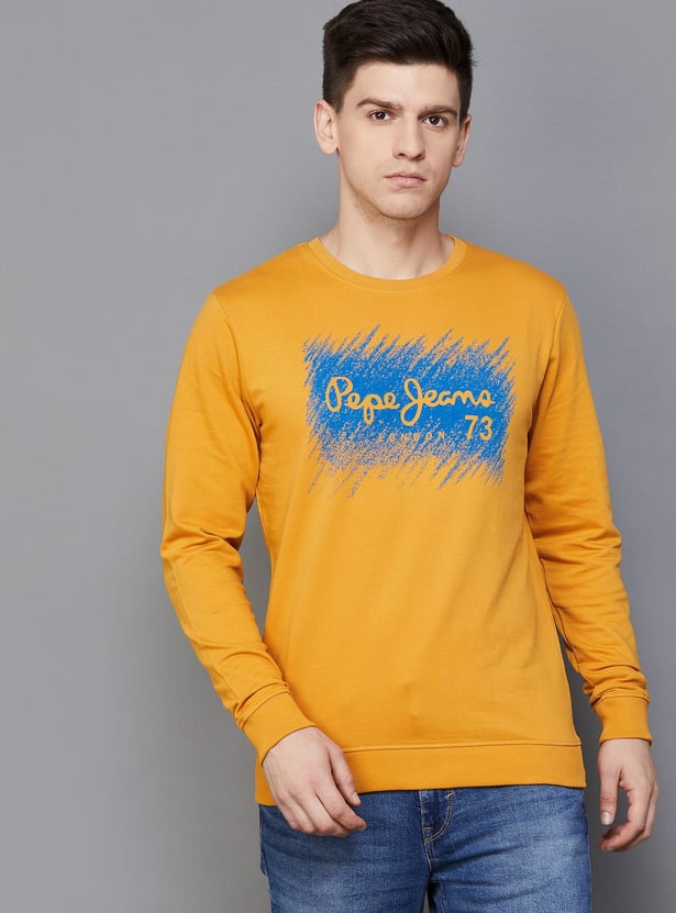 PEPE JEANS Men Logo Printed Sweatshirt