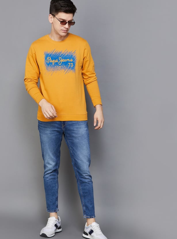 PEPE JEANS Men Logo Printed Sweatshirt