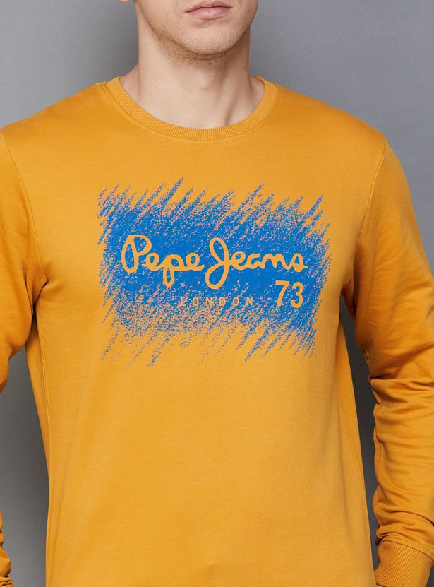 PEPE JEANS Men Logo Printed Sweatshirt