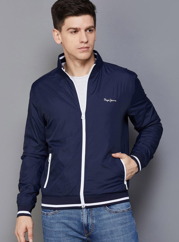 PEPE JEANS Men Solid Bomber Jacket