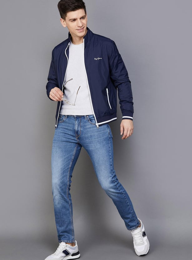 PEPE JEANS Men Solid Bomber Jacket