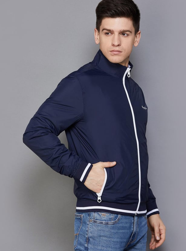PEPE JEANS Men Solid Bomber Jacket